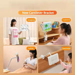 Tablet Stand Height Angle Adjustable Tablet Holder Stand Sapce-Saving Reading Holder Lazy Bracket Tablet Accessories