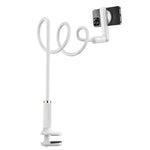 Gooseneck Tablet Stand Holder Phone Holder Stand with Adjustable Flexible Long Arm for Bed Lazy Bracket 4.7-13