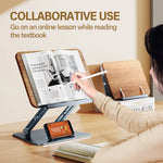 Vertical Laptop Stand Adjustable Reading Book Stand Holder Foldable Notebook Stand Laptop Support MacBook Tablet Mount - NeoFrame