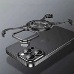 Metal Mechanical MagSafe Case for iPhone — Bezel-Less Bumper with Magnetic Wireless Charging Support