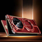 Metal Frameless for Huawei Mate XT Phone Case with 360° Rotatable Magnetic Protective Cover Aluminum Alloy Thin Stand