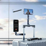 Aluminium Alloy Portable Strong Magnetic Phone Stand for Travel Magsafe Phone Holder 720° Rotatable Tablet Clip Holder