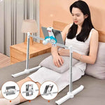 Foldable Tablet Stand Phone Holder for Bed Multifunctional Rack Height Adjustable Phone Tablet Bracket for iPhone iPad