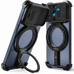 Magsafe Magnetic Phone Case for iPhone Camera Cover Shockproof Phone Bumper Wireless Charging Case