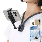 Neck Mount Phone Holder for Recording POV/Vlog Cell Phone Holder Hands Free Tripod Selfie Filming for iPhone Samsung - NeoFrame