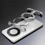 Aluminum Alloy Shell for Huawei Mate 60 Pro+ Phone Case Metal Borderless Shockproof Protective Cover Magnetic Holder