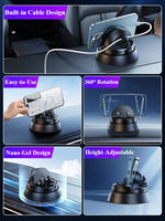 Car Phone Holder Stand for Dashboards 360° Rotatable Phone Mount for 4.7-12.9