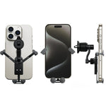 Car Phone Holder Air Vent Phone Mount Stand for Samsung Galaxy Z Fold Adjustable Car Gravity Bracket Mini Clip Mount - NeoFrame