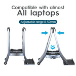 Vertical Laptop Stand Heat Dissipation Gravity Laptop Holder For MacBook Pro Air Xiaomi Tablet Aluminum Notebook Stand - NeoFrame