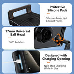 Car Seat Back Tablet Holder Stand with Hooks for Tesla Model 3/Y/3 Highland Car Phone Bracket for 4.7-13