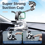 Gravity Car Phone Holder For Galaxy Z Fold 4 3 2 S21 S20 iPhone Xiaomi Huawei Samsung Suction Cup Car Mount Phone Stand - NeoFrame