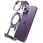 Magsafe Phone Case for iPhone 360° Rotatable Ring Stand Holder Drop-Proof Bumper Protective Cover