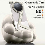 Metal Frameless for Huawei Mate 60/70/70 Pro/70 Pro+ Phone Case with 110° Adjustable Stand Shockproof Protective Cover