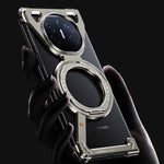 Z Shape for Huawei MateX5 X3 Phone Case Metal Bezel-less Protective Case Shell Magnetic Kickstand Wireless Charging