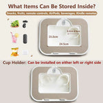 Pillow Stand with Storage Space 360° Rotatable Clip Stand Holder for 4.7-13