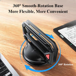 360° Rotatable Vertical Laptop Stand Holder Heat Dissipation Non-slip Silicone for MacBook iPad Tablet Gravity Holder - NeoFrame