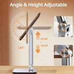 Wood Reading Stand 23-31cm Height Adjustable Tablet Stand Holder Desktop iPad Stand 180° Angle Adjustable Book Bracket