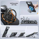 Z Shape for Huawei MateX5 X3 Phone Case Metal Bezel-less Protective Case Shell Magnetic Kickstand Wireless Charging