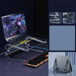 Aluminum Laptop Stand for Desk 150° Angle Adjustable Computer Heighten Stand Riser Heat Dissipation Notebook Booster - NeoFrame