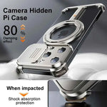 Magsafe Magnetic Phone Case for iPhone Camera Cover Shockproof Phone Bumper Wireless Charging Case