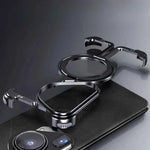 Alloy Phone Case for Huawei Pura 70/70 Pro/70 Pro+/70 Ultra with Stand Magnetic Metal Frameless Protective Cover Bumper