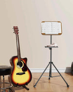 Portable Laptop Stand Tripod Floor Adjustable Height Projector Reading Tripod Stand with Tray Wheels Movable for Office