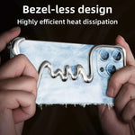 Metal Phone Case for iPhone Air Cusion Anti-Drop Bumper Bazel-Less Slim Phone Protective Cover