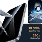 Max Anti-spy Glass Full Cover Privacy Screen Protector For iphone - NeoFrame