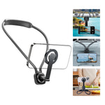 Neck Mount Phone Holder for Recording POV/Vlog Cell Phone Holder Hands Free Tripod Selfie Filming for iPhone Samsung - NeoFrame