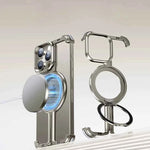 Magsafe Phone Case for iPhone Frameless Slim Phone Cover Wireless Charging Magnetic Bumper Kickstand