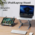 Laptop Stand For Macbook Air Pro Dell Adjustable Tablet Notebook Stand Cooling Pad Base Foldable Laptop Holder