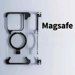 Magnetic Frameless Phone Case Magsafe Bumper with Stand Phone Cover for Xiaomi 13, 13 Pro New Upgrade Phone Cover