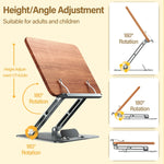 Vertical Laptop Stand Adjustable Reading Book Stand Holder Foldable Notebook Stand Laptop Support MacBook Tablet Mount - NeoFrame