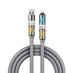 240w USB C To C Fast Charging Cable for iPhone 15pro Max 480Mbps Data Transmission with Light Cable for Samsung Xiaomi - NeoFrame