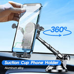 Gravity Car Phone Holder For Galaxy Z Fold 4 3 2 S21 S20 iPhone Xiaomi Huawei Samsung Suction Cup Car Mount Phone Stand - NeoFrame