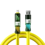 240w USB C To C Fast Charging Cable for iPhone 15pro Max 480Mbps Data Transmission with Light Cable for Samsung Xiaomi - NeoFrame