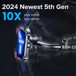 Universal Bike Phone Holder Mount for 4.7 - 7” Phones 360° View Shockproof Bicycle