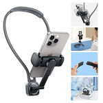 Neck Mount Phone Holder for Recording POV/Vlog Cell Phone Holder Hands Free Tripod Selfie Filming for iPhone Samsung - NeoFrame