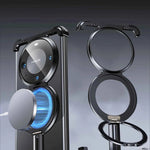 Aluminum Alloy Shell for Huawei Mate 60 Pro+ Phone Case Metal Borderless Shockproof Protective Cover Magnetic Holder