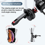 Gravity Car Phone Holder Metal GPS Phone Mount Support For iPhone 13 12 Pro Max Xiaomi Redmi Car Air Vent Clip Stand - NeoFrame