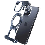 Magsafe Phone Case for iPhone 360° Rotatable Ring Stand Holder Drop-Proof Bumper Protective Cover
