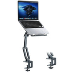 360°Rotatable Laptop Stand Clamp Tablet Hightening Support Holder Book Bracket Height Adjustable Desktop Bed Lazy Stand - NeoFrame