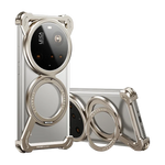 Metal Phone Case for Xiaomi 14 15 Ultra/Pro Case with 360° Rotation Ring Stand Magsafe Shockproof - NeoFrame