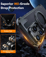 Magsafe Leather iPhone Case for iPhone Phone Case Magnetic Bumper Wireless Charging Phone Cover Stand