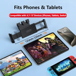 Car Seat Back Tablet Holder Stand with Hooks for Tesla Model 3/Y/3 Highland Car Phone Bracket for 4.7-13