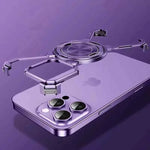 Metal Mechanical MagSafe Case for iPhone — Bezel-Less Bumper with Magnetic Wireless Charging Support