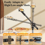 Multifunctional Metal Phone Floor Stand Height Adjustable Stand for Live Broadcast Bracket Lazy Stand Phone Holder - NeoFrame