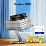 Metal Tablet Stand for Desk Adjustable Tablet Holder 360 Degreee Rotatable Laptop Mount for Office Room Reading Stand