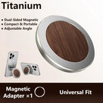 Metal Foldable Double-Sided MagSafe Phone Holder for iPhone Samsung Universal Angle Adjustable Stand with Strong Magnet - NeoFrame