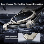 Metal Bezel-less for Huawei Mate 70/Pro/Pro+ Phone Case with Stand 360° Rotatable Magsafe Shockproof Protective Cover